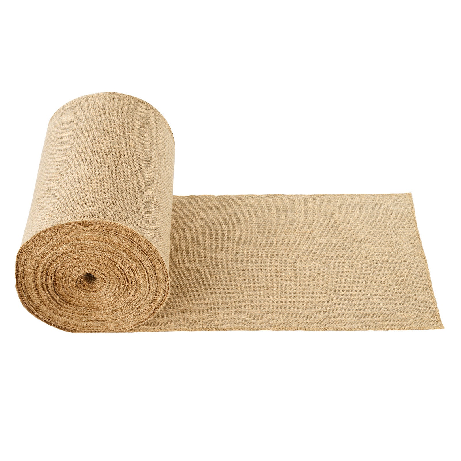Tkanina jutowa 50x50 tkanina dekoracyjna jutowa tkanina rzemieślnicza wstążka jutowa 355mmx45,7m VEVOR