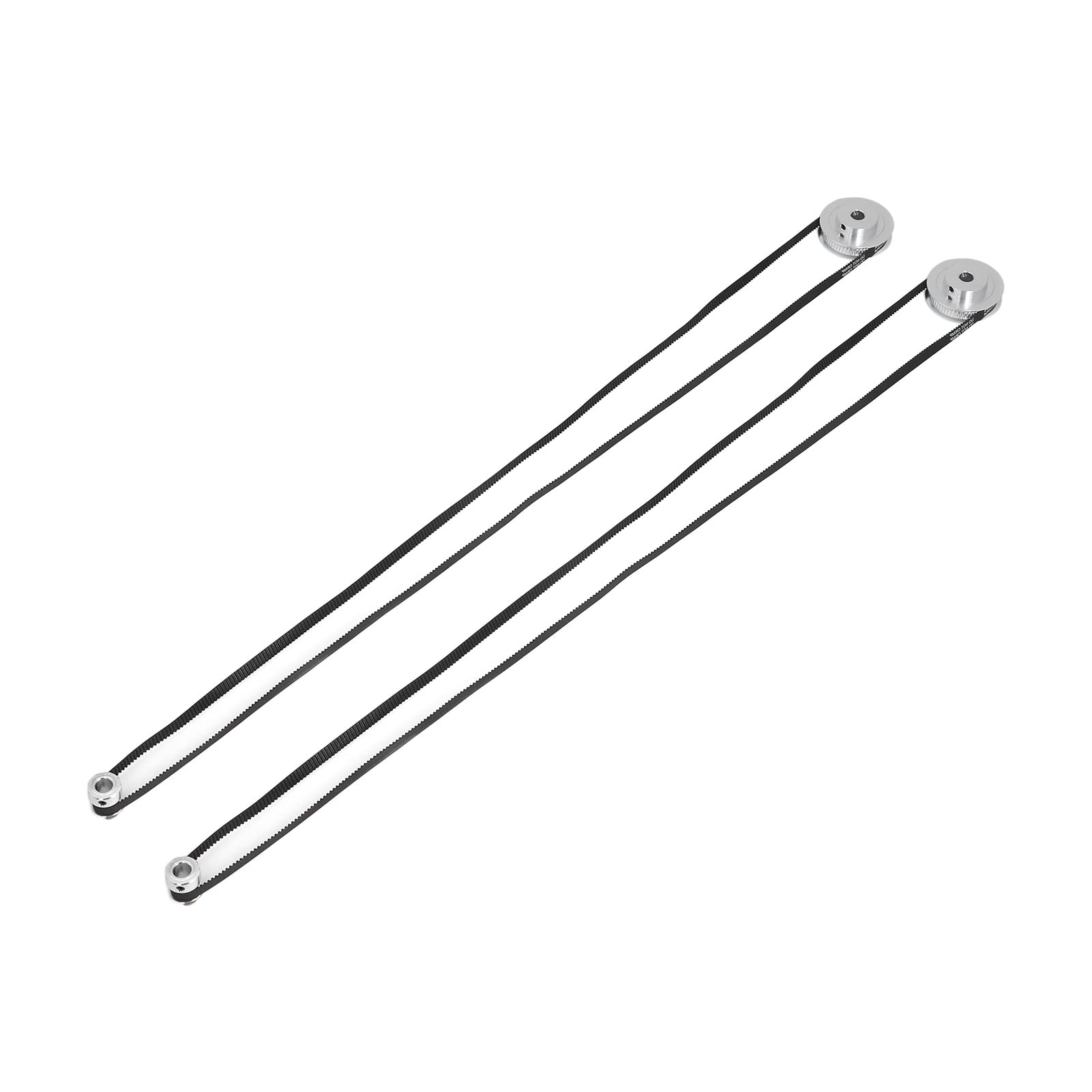 Poulies de distribution synchrones GT2 en alliage d'aluminium, 2 pièces