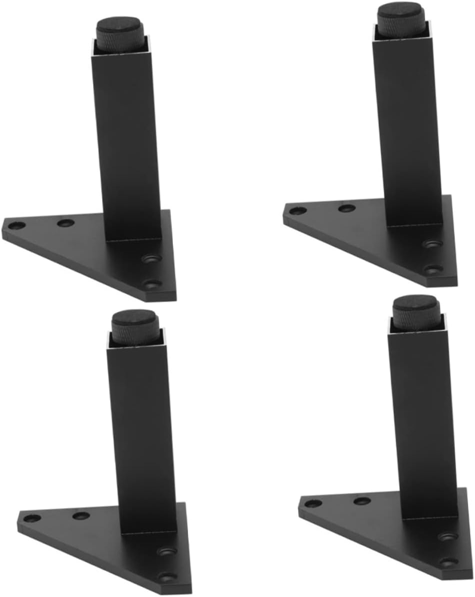 Sporgo Support De Ballon 4 Niveaux – Étagère Métallique 89,5x24,6 Cm, Diamètre 15,5 Cm, Pour Basketball, Football, Volleyball, Installation Sans Vis, Gain De Place