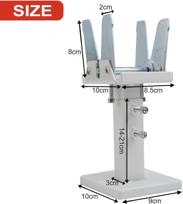 Blanc + argent,2 articlesKit de pieds de radiateur à montage au sol, supports de radiateur réglables en acier, kit de pieds de montage au sol | Leroy Merlin Blanc + argent,2 articlesKit de pieds de radiateur à montage au sol, supports de radiateur réglables en acier, kit de pieds de montage au sol | Leroy Merlin