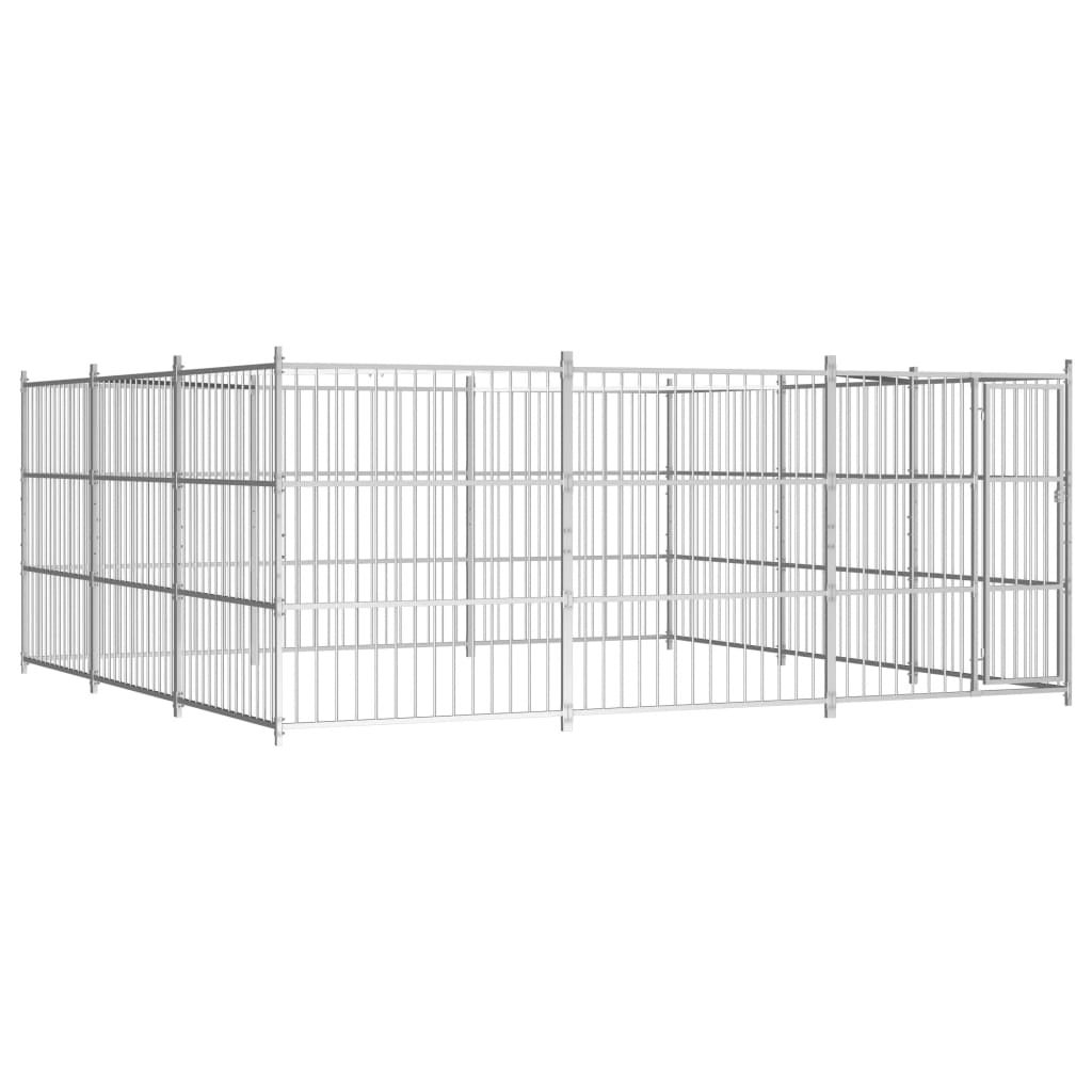 Merlin Cage Chenil d'extérieur pour chiens 450 x 450 x 185 cm | Leroy Merlin