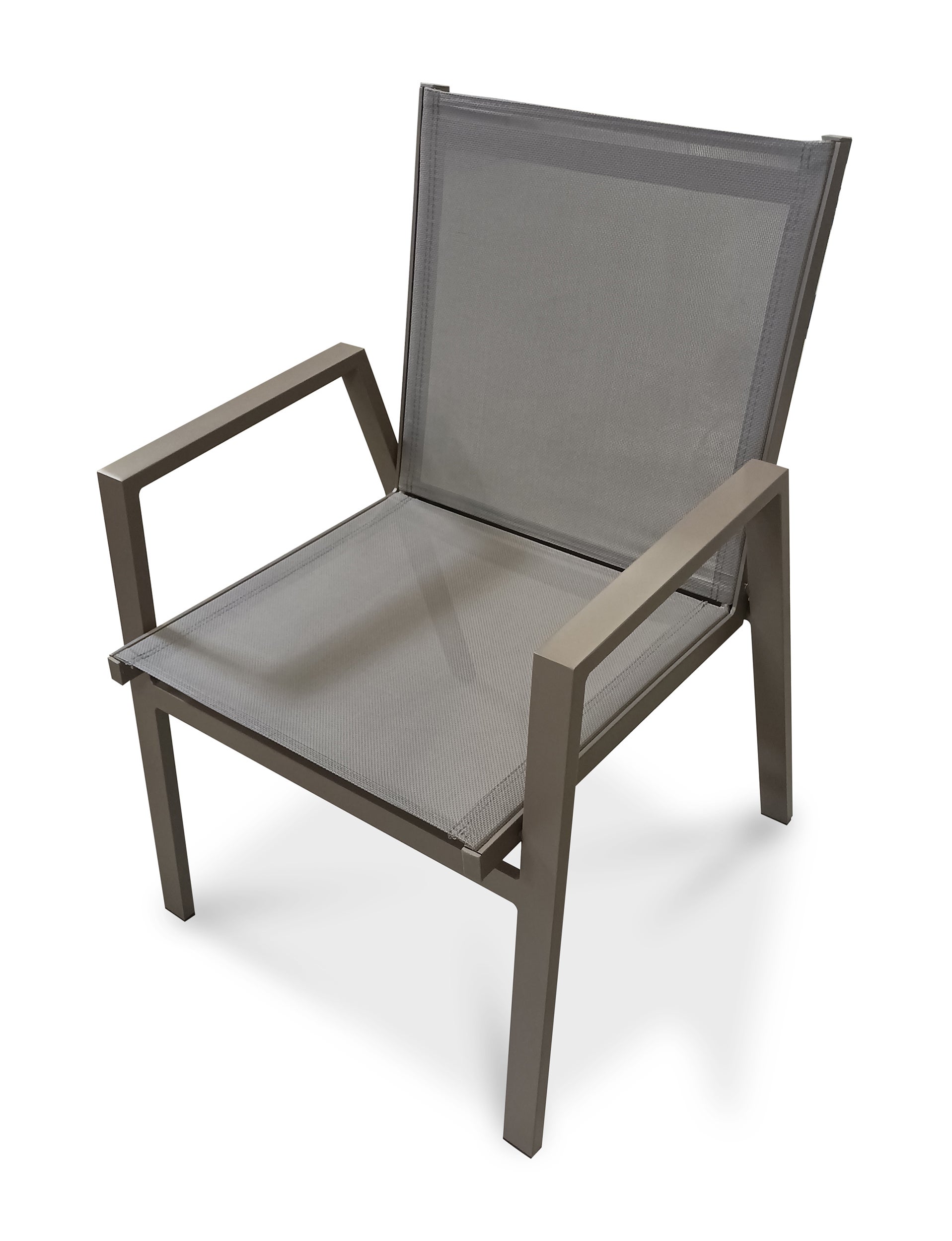 Sillón de jardín apilable de aluminio cuarzo FLORIDE - DCB GARDEN - 6