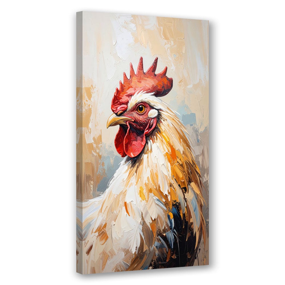 Obraz canvas nowoczesny do kuchni jadalni kura ptak zwierzę 50x100
