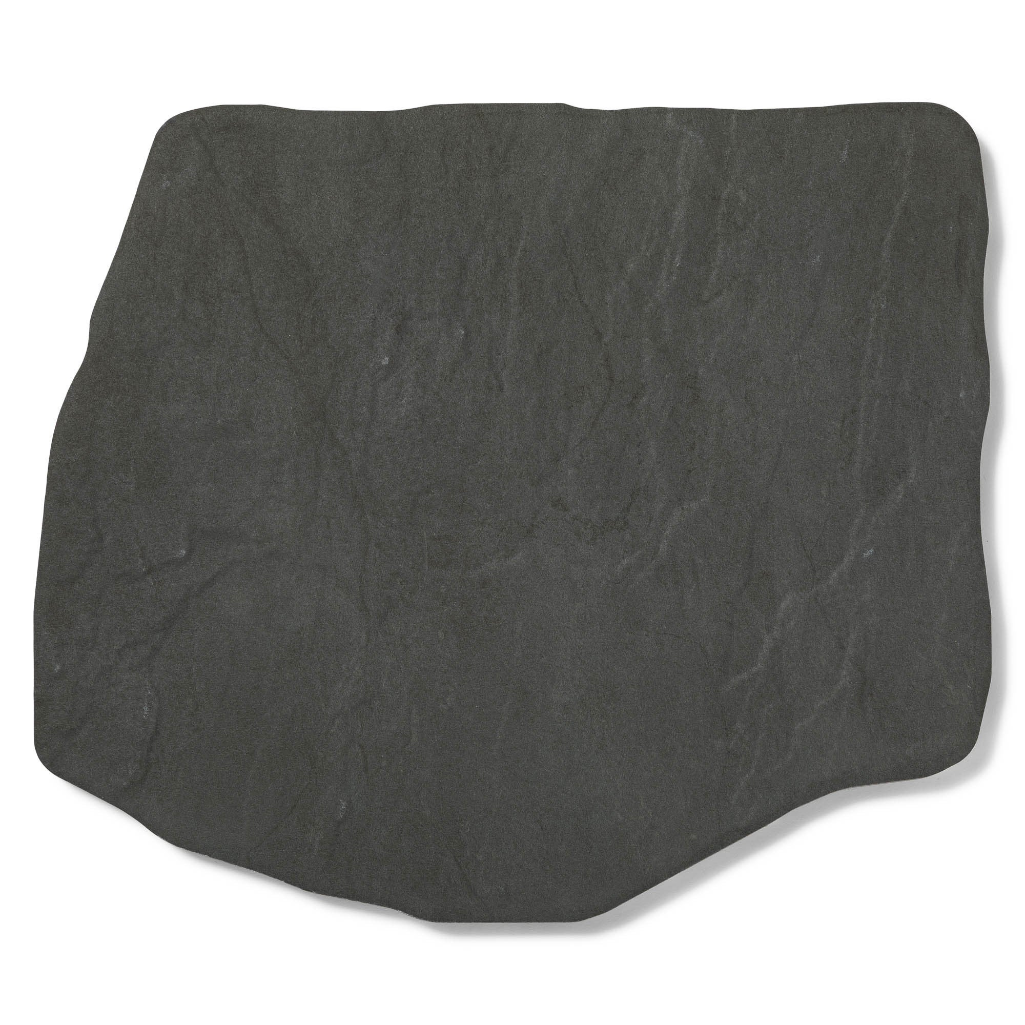 Pas japonais Grès Cérame effet Pierre Noire L.42 x l.36 x Ep.2 cm (Lot de 5) - RO'MA Nature - 2