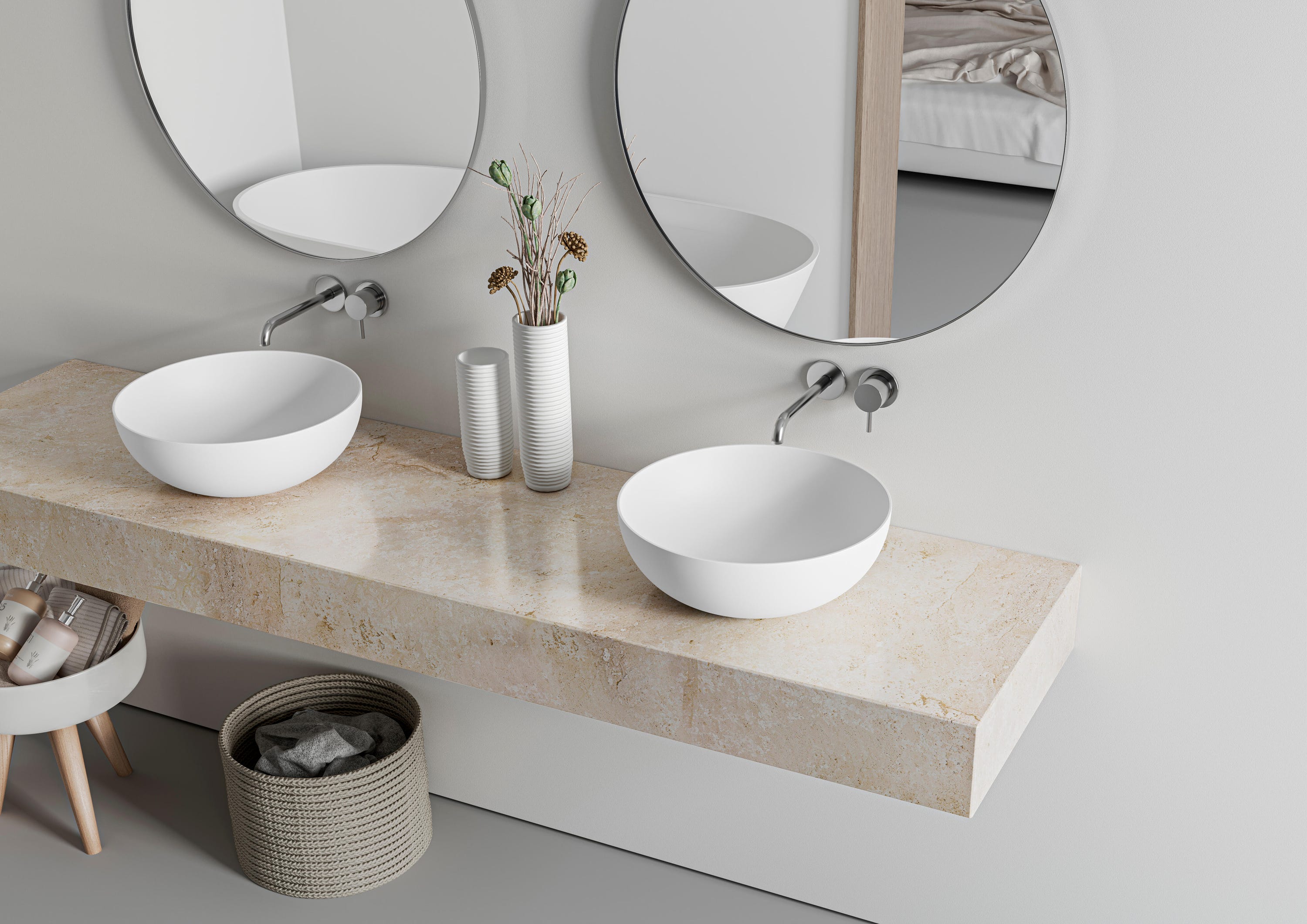 Solid Vegas matowy 40x14x40 cm