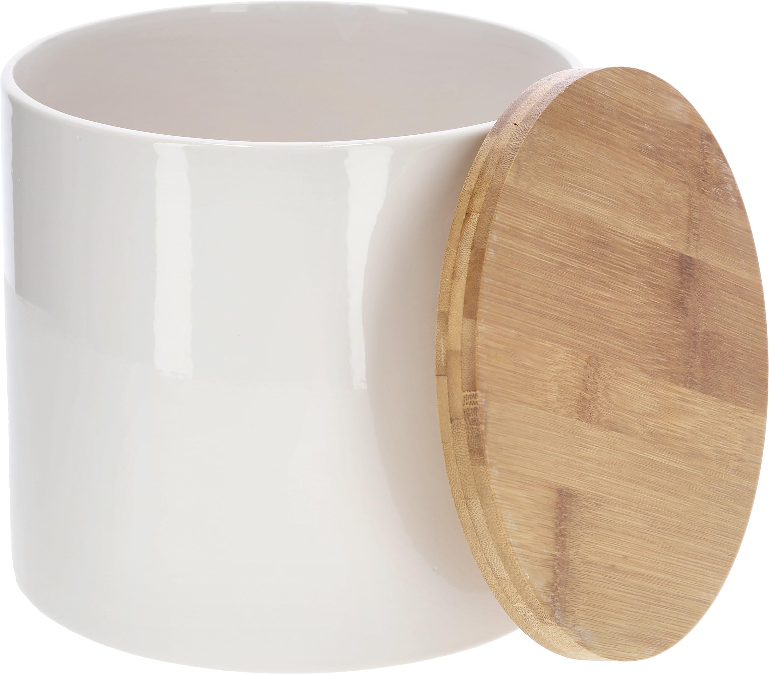 Donica doniczka osłonka ceramiczna z bambusem fi19 - KOTARBAU - 9