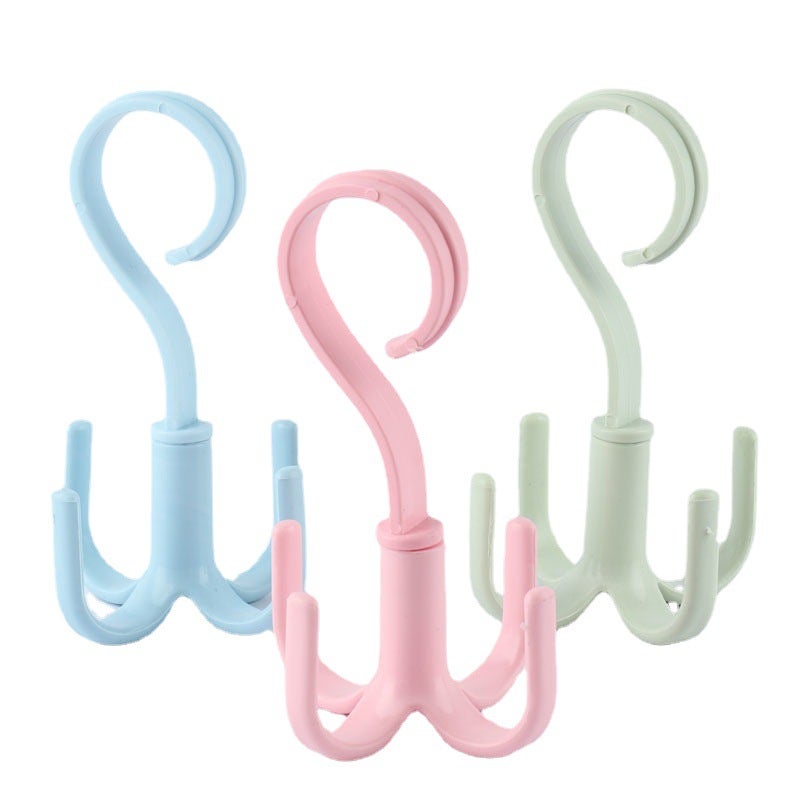 Obrotowy organizer na szaliki i torebki do szafy, wieszak na krawaty i organizer na paski