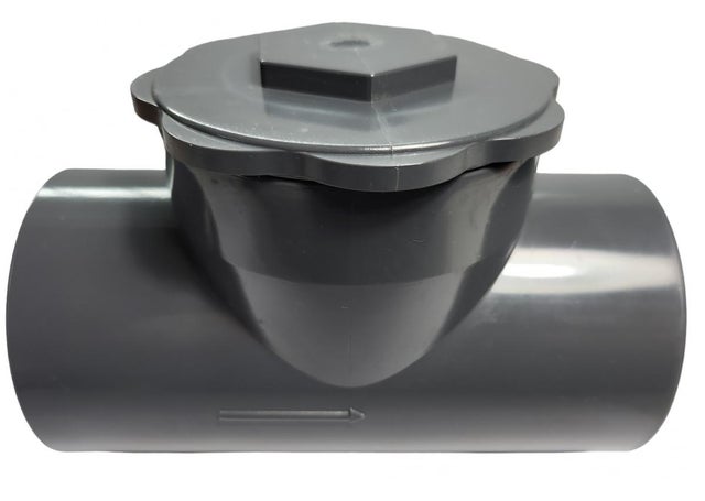 Clapet Anti-Retour PVC Ø50mm - Pour Canalisation Eaux Usées Ou Pression (16 Bars Max)