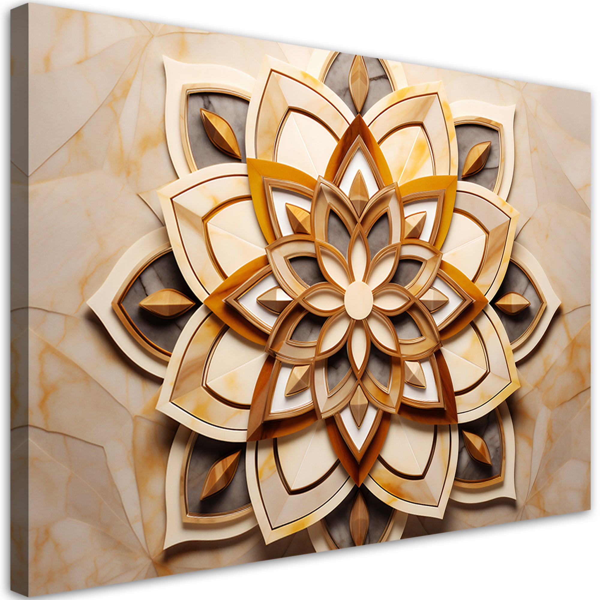 Obraz 3d - Kwiaty AI 100x70