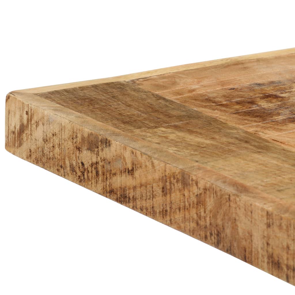 Table de salle à manger | Table à manger 140x70x75 cm Bois de manguier massif brut CFW85159 - 4