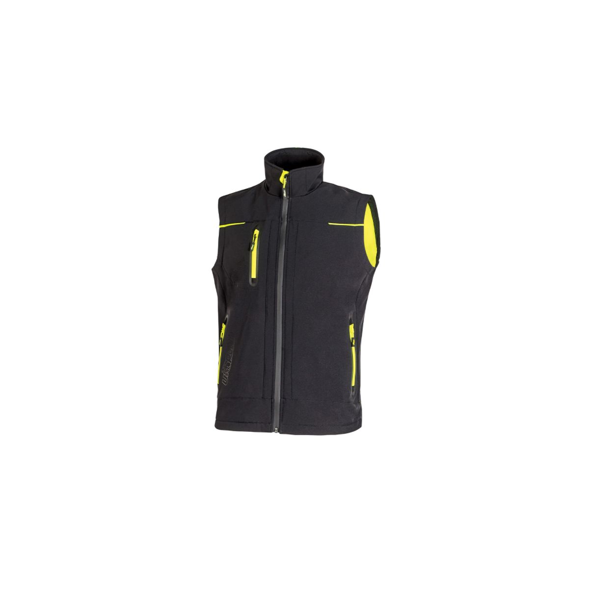 Chaleco U-Power HY018BC FUN Black Carbon - Talla 2XL Unisex - Para Trabajos De Carpintería, Electricista, Almacén
