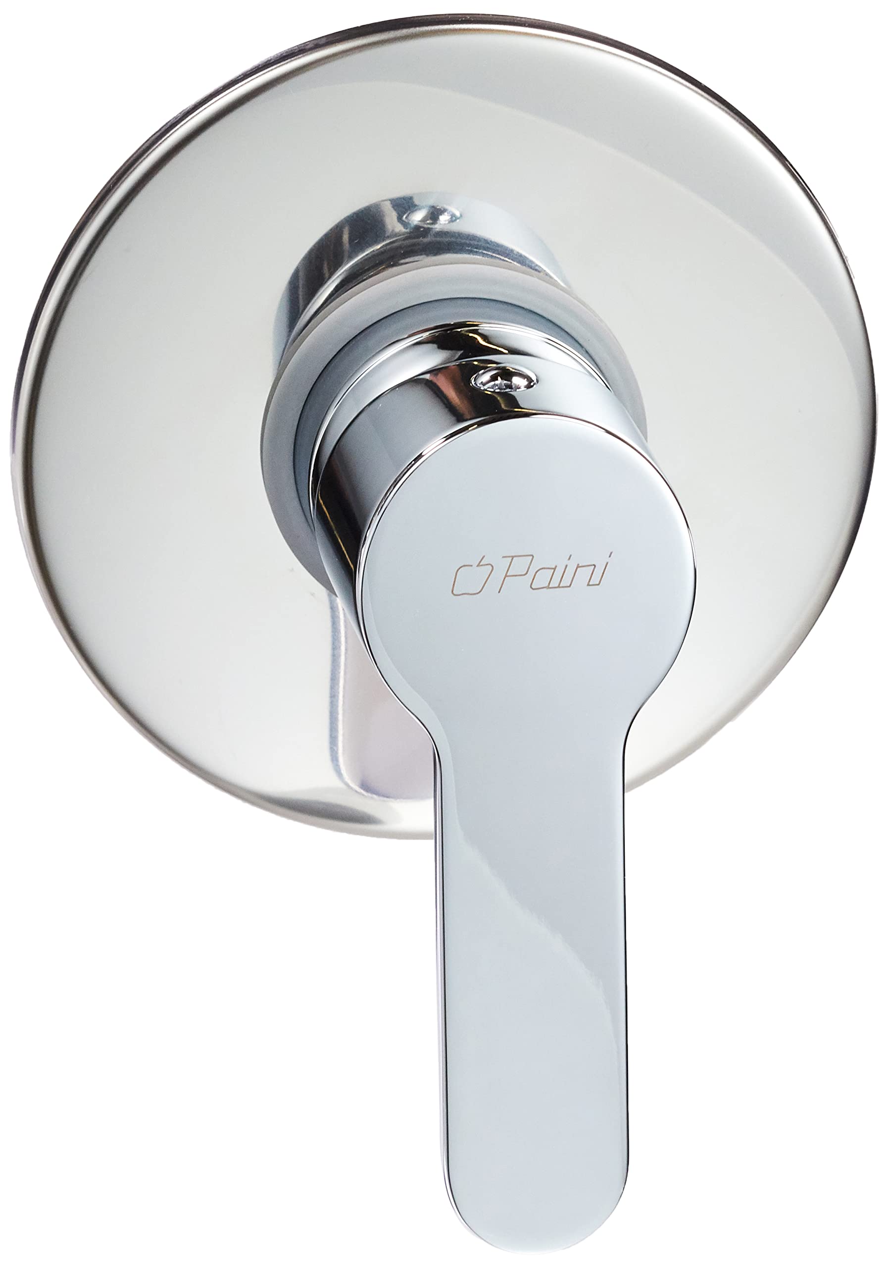 Rubinetto Miscelatore Monocomando Paini Giada 690 Per Doccia Da Incasso - Cromato, Made In Italy, Con Placca Ø116 Mm