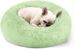 Cuccia Rotonda In Peluche Per Cani – Morbida, Calmante E Con Base Antiscivolo, Lavabile, Taglie Fino A 120 Cm