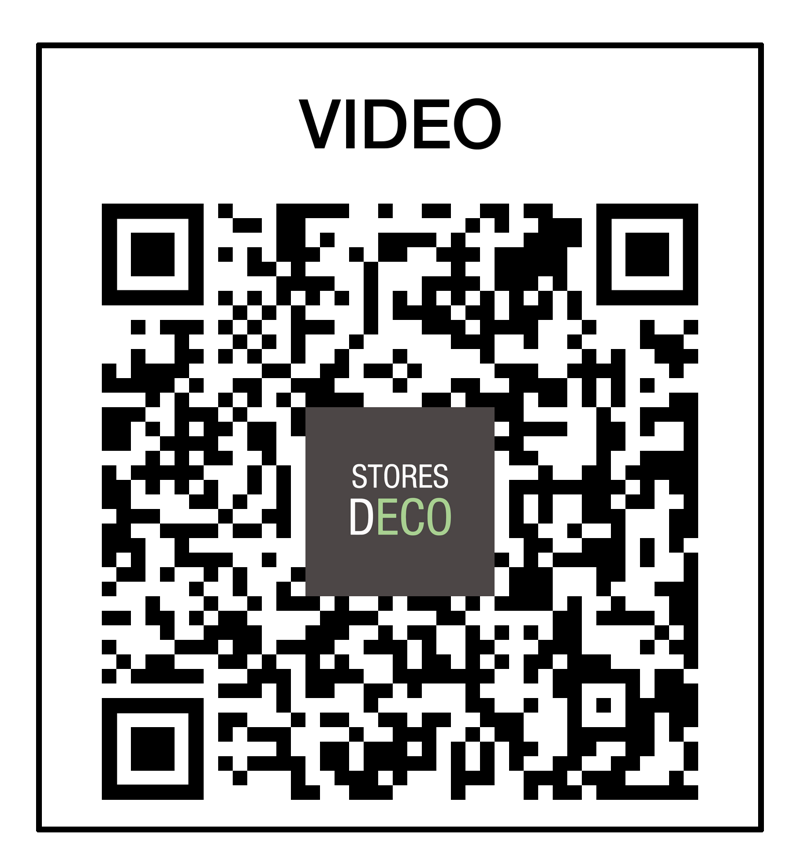 Estore de rolo Dia/Noite duplo em tecido Branco, 180 x 180 cm - 8