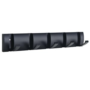 Appendiabiti Saliscendi Armadio Battente Con Larghezza Regolabile 83 115 Cm In Acciaio Bianco Cloter