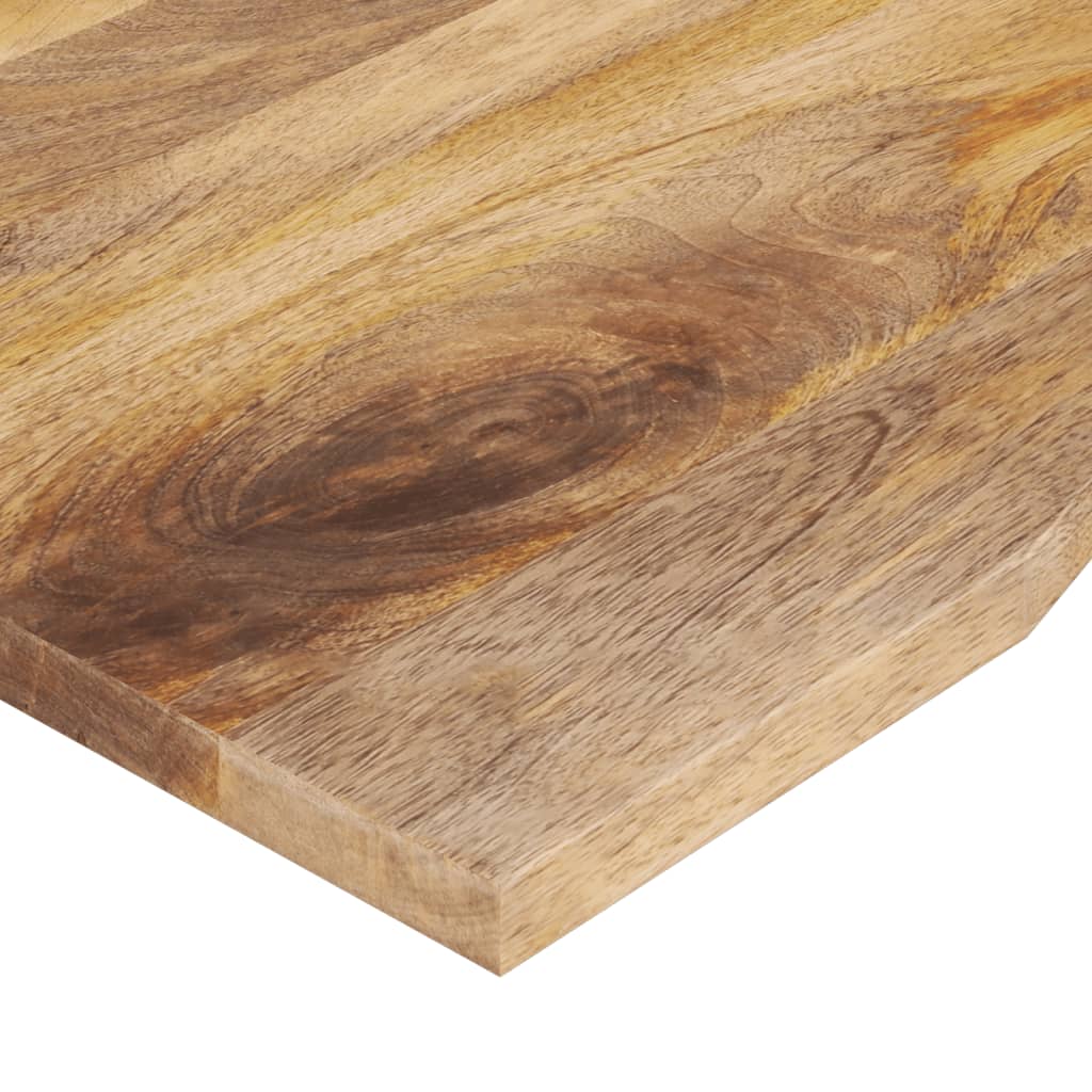 Maison Exclusive - Dessus de bureau avec courbe 80x60x2,5 cm manguier massif brut - 6