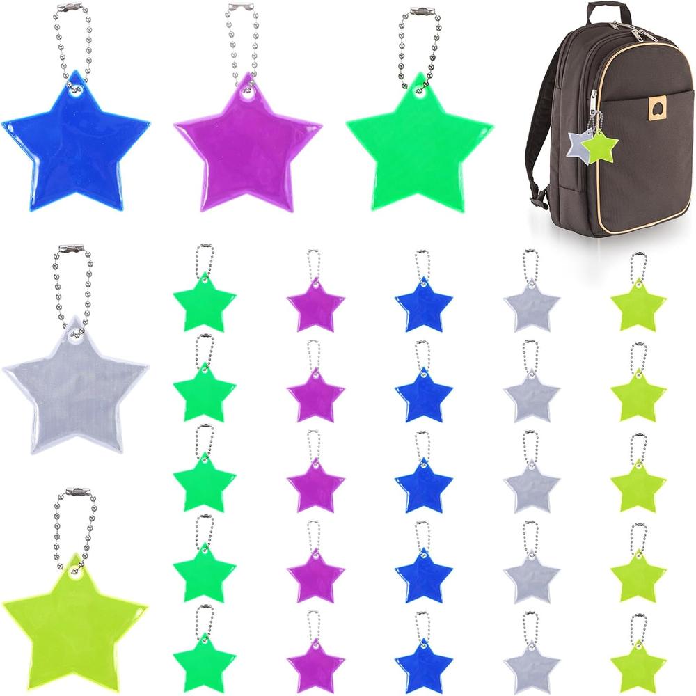 Lot De 5 Réflecteurs LED OneNine – Triangles Réfléchissants, PVC Micro-prisme, 120 M, 10 G, Pour Sacs Et Vêtements
