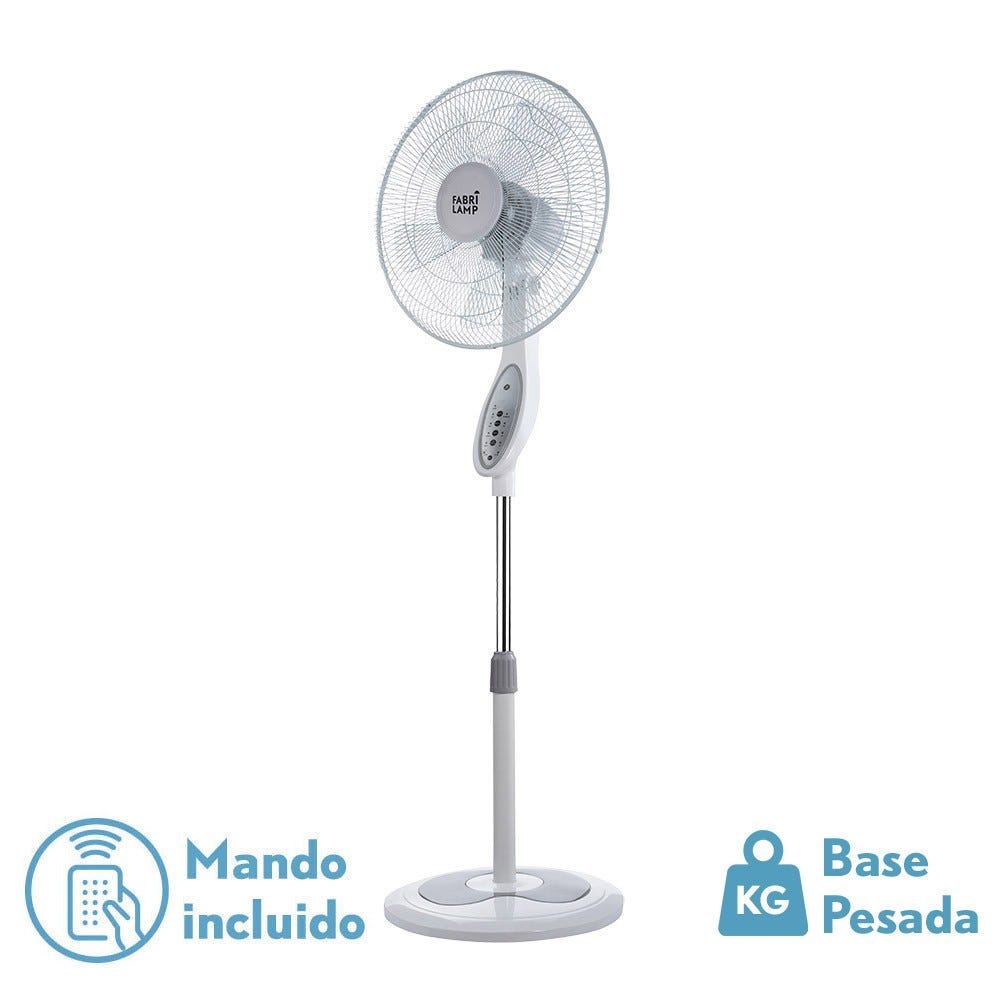 Ventilateur sur pied ajustable 45cm 55W Blanc - HEALLUX - Mr.Bricolage Ventilateur sur pied ajustable 45cm 55W Blanc - HEALLUX - Mr.Bricolage