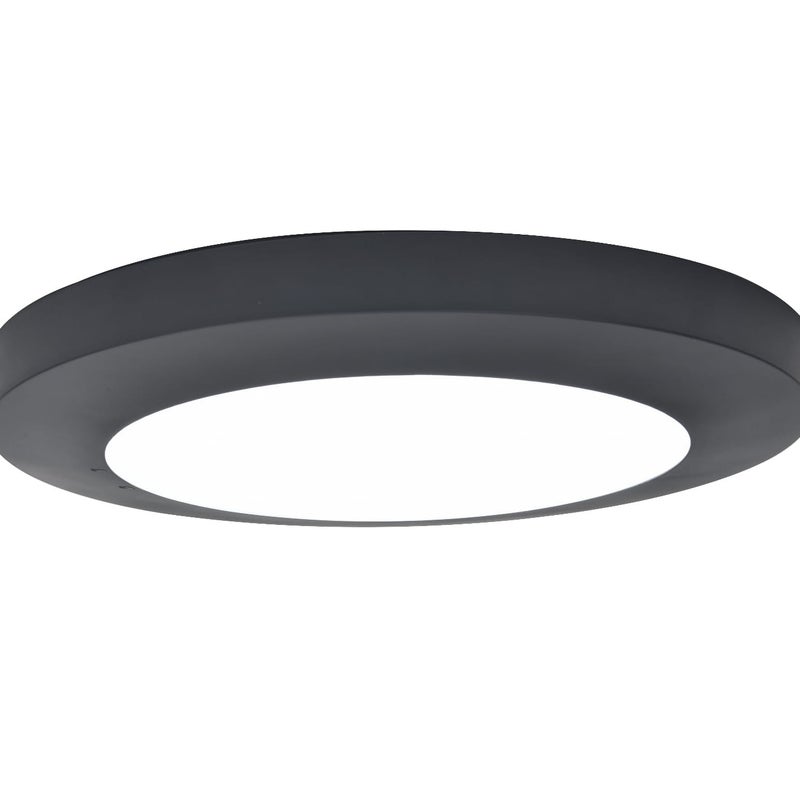 Lampa sufitowa zewnętrzna KAYAH LED 16,5W Ciepła biel 1250lm szaro-biała wym:4x30,5x30,5cm IP54 Lutec