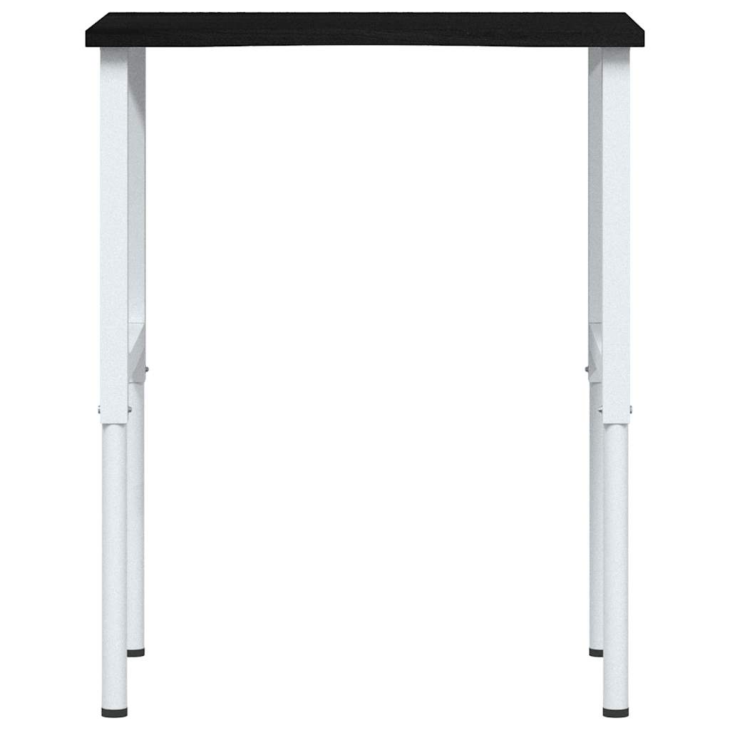 établi marron foncé 80x60x(71,5-98) cm bois de chêne massif - 4
