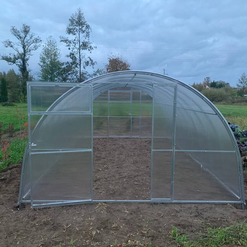 Szklarnia ogrodowa Tunel 3,5x2 m profile 40x20 poliwęglan 6mm - Szklarnia z poliwęglanu