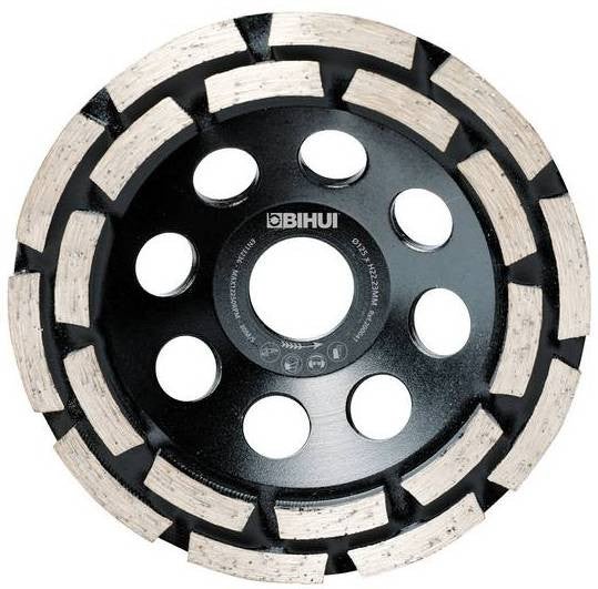 Tarcza garnkowa diamentowa BIHUI 125mm dwurzędowa
