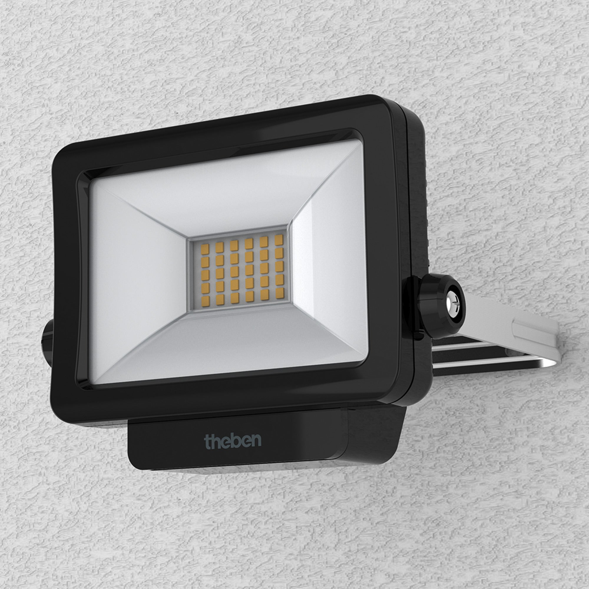 Theben 1020691 theLeda B10L W BK Reflektor LED 10 W, obrotowy 360°, 3000 K, czarny - 6