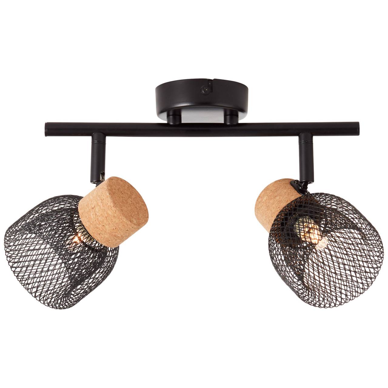 Lampa BRILLIANT, lampa stołowa Odar czarny / beżowy, 1x A60, E27, 42W, z wyłącznikiem sznurkowym - 8