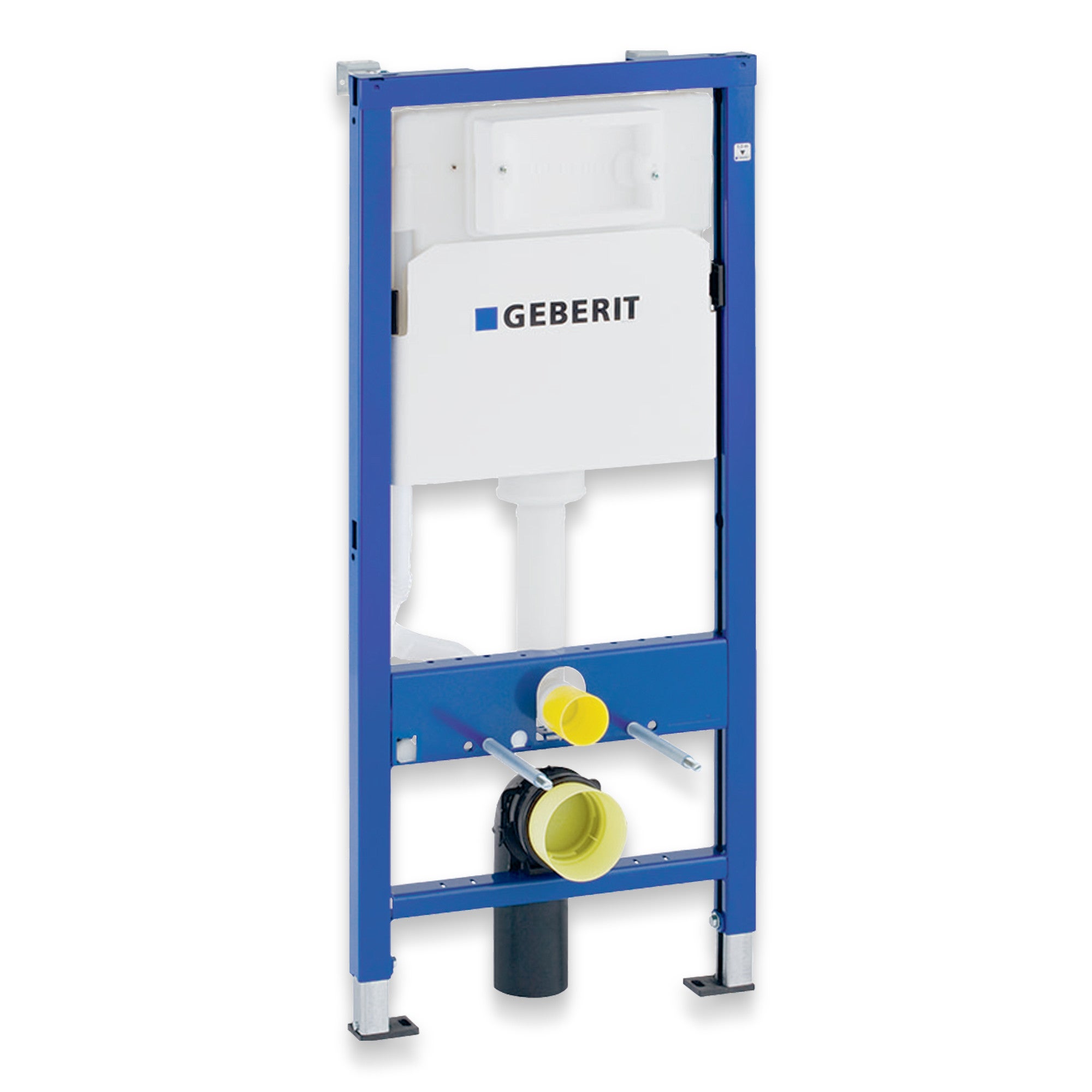 Pack WC GEBERIT bâti-support Duofix + WC Slim Soft-Close ROLO blanc + tapis d'isolation acoustique + plaque blanc - 4