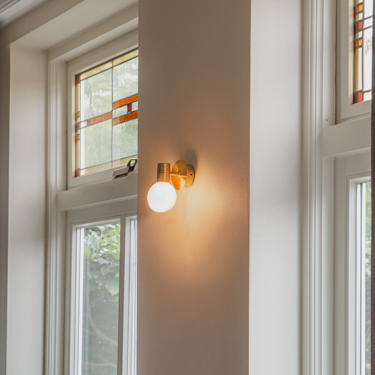 Applique murale moderne dorée IP44 - Cederic Up - 2