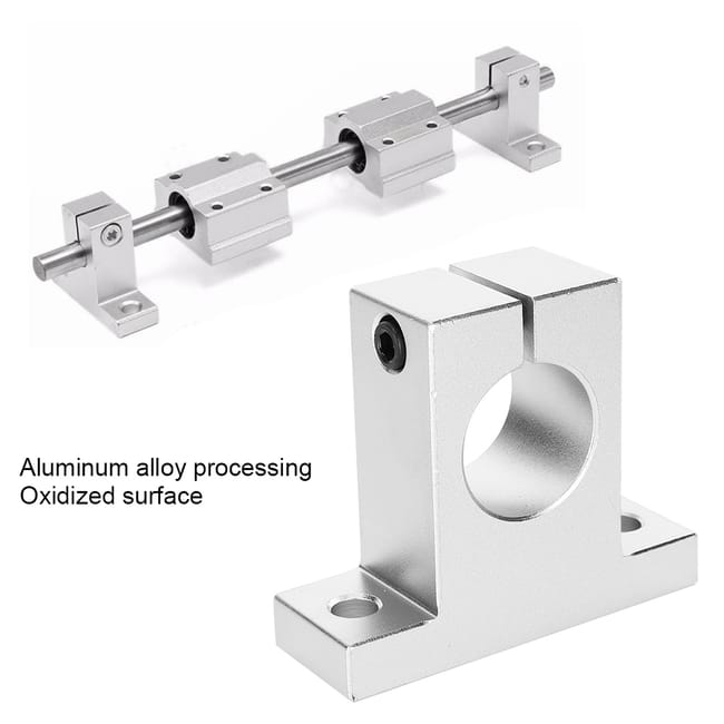 Supporto Per Albero Lineare SK30 | In Alluminio | Per Diametro 30 Mm | Uso Industriale - Foto 5