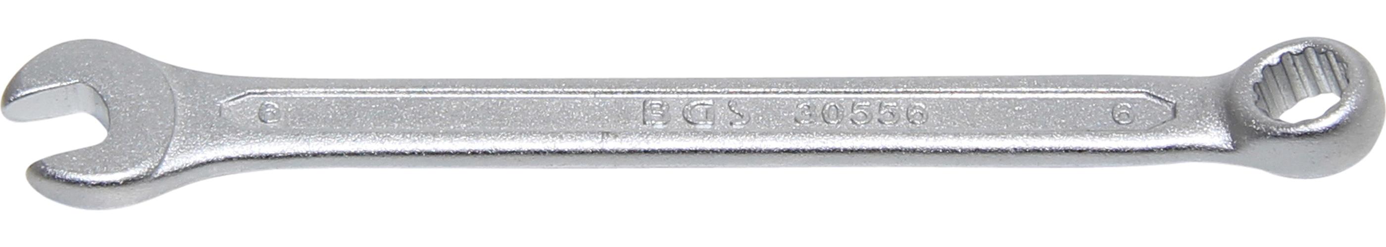 Klucz płasko-oczkowy BGS SW 6 mm - 30556
