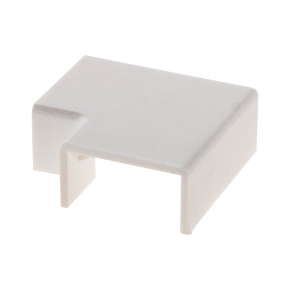 Lot de 4 angles plats 20 x 10mm - Blanc - Zenitech - 2