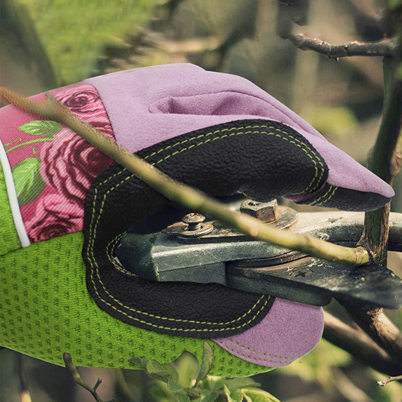 Gants de jardinage, gants anti-épines roses, gants anti-épines extra longs, vert - 7