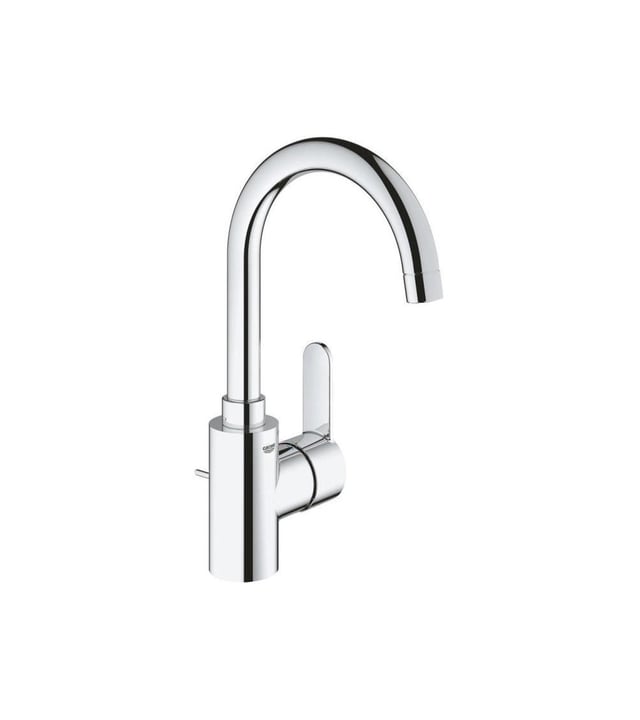 GROHE Mitigeur lavabo monocommande Eurostyle Cosmopolitan 23043003 - Bec tube pivotant - Limiteur de débit - Chrome - Taille L