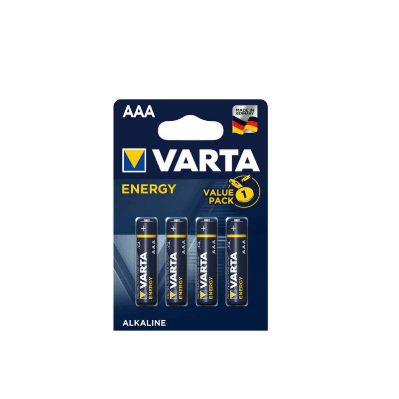 Bateria alkaliczna Varta Energy AAA 4 sztuki 1,5 V cylindryczna
