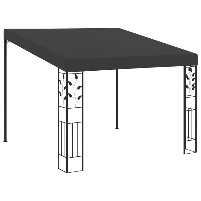 Gazebo da Giardino | Gazebo da Esterno a Parete 3x3x2,5 m Antracite CFW88768