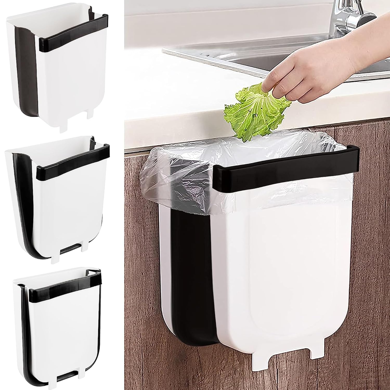 Compostiera da Cucina con Coperchio, Pattumiera per Compostiera da
