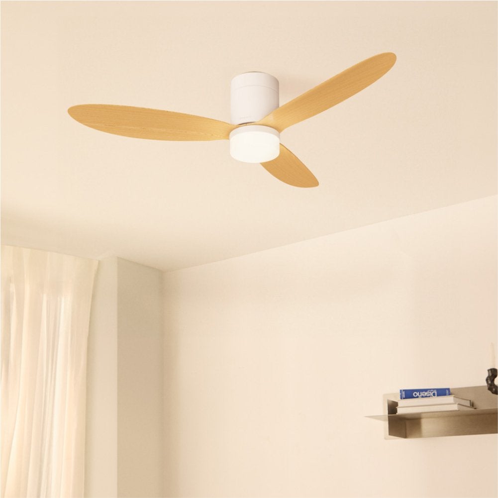 CREATE - WIND LITE - Cichy wentylator sufitowy 40W Ø132 cm odpowiedni do użytku wewnątrz i na zewnątrz -