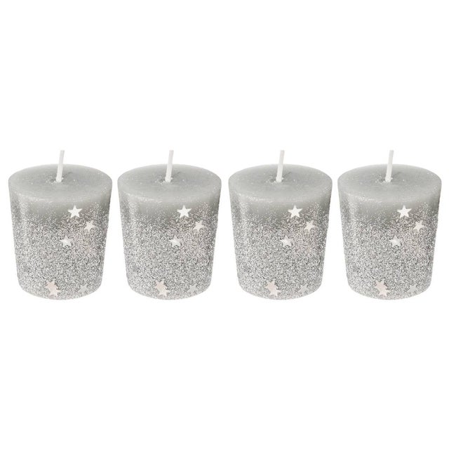Bougies Votives Argentées - Feeric Lights & Christmas