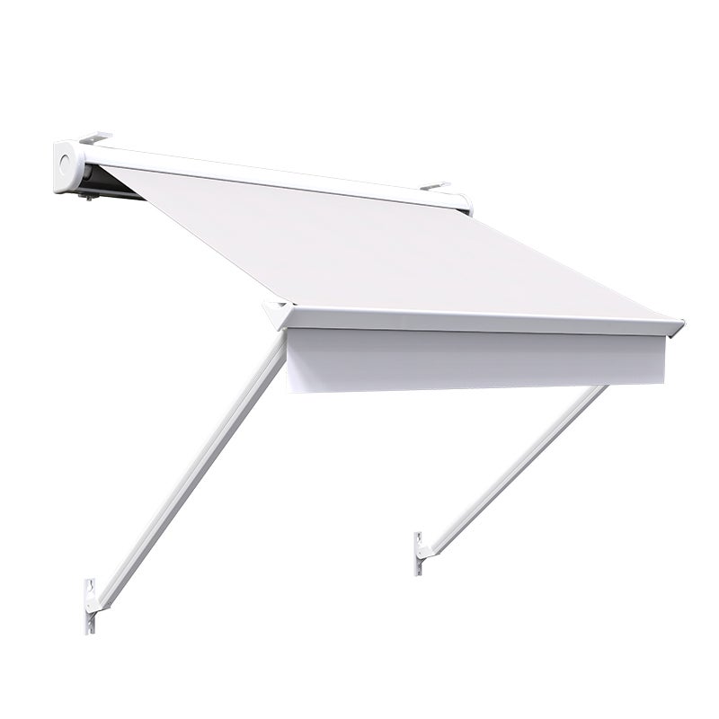 Store à projection avec coffre 100 x 70 cm de fenêtre - Écru - 3