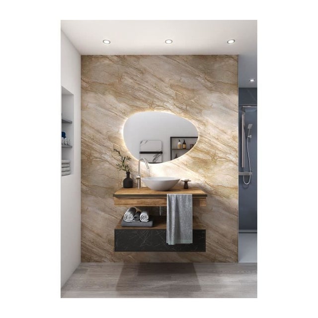 AURYS - Miroir GOUTTE dEAU 700*1200 -4 mm