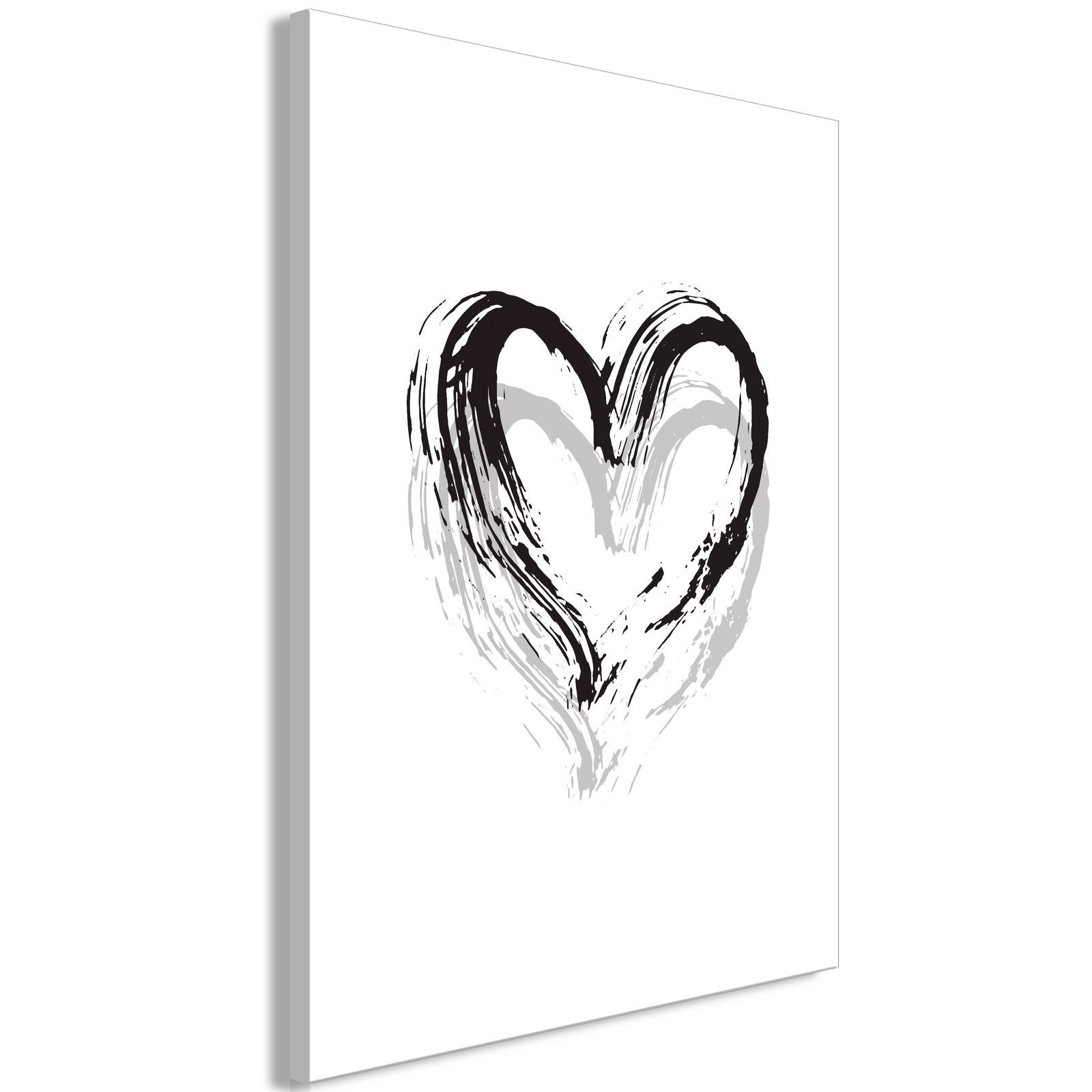 Tableau Brush Heart Vertical - 40 x 60 cm | Leroy Merlin