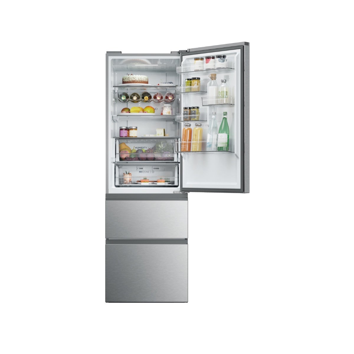 Haier FD 70 Serie 5 HFR5719ENMG Frigo Américain Pose Libre 446 L E Argent 89069482