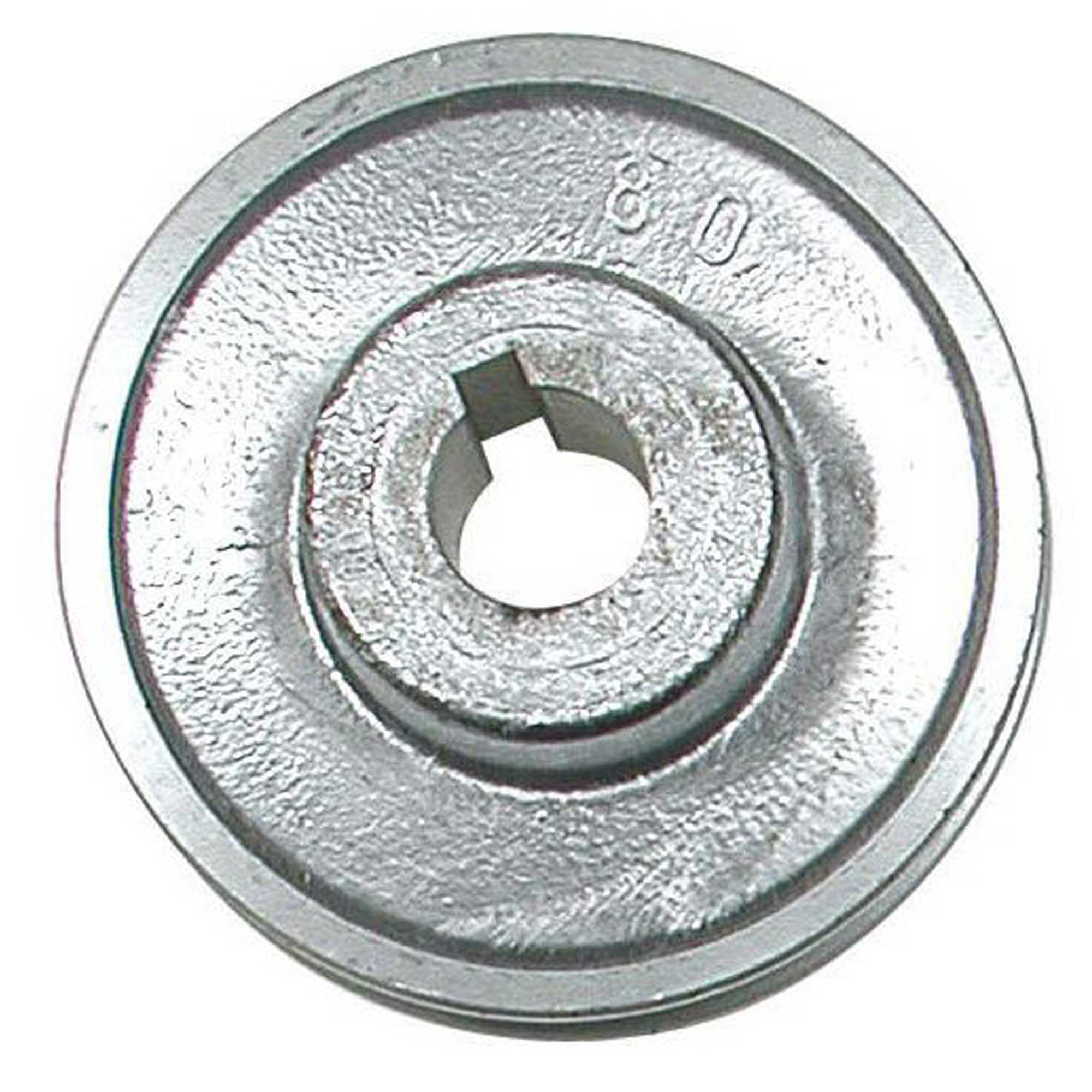 Poulies en aluminium. Axe 19 mm Poulie 80 mm - 2