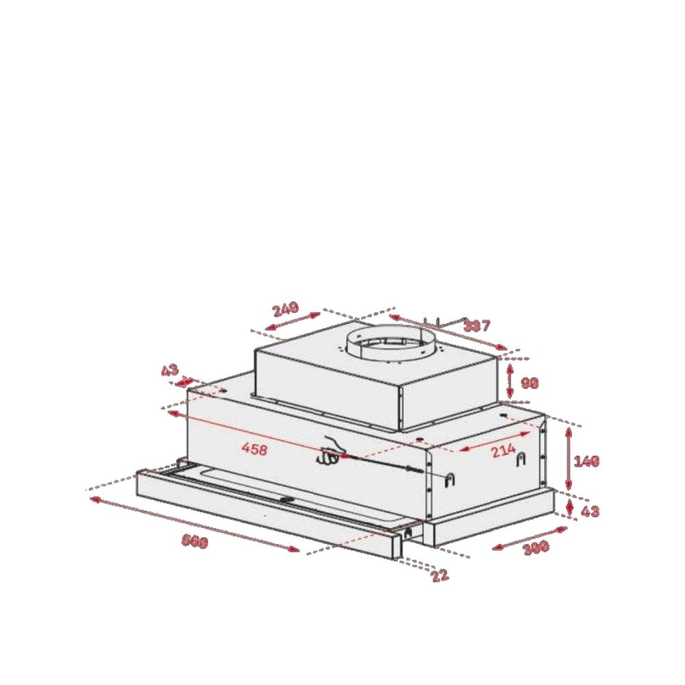 Hotte standard Teka 40436840 265W 730m3/h Inox - 3