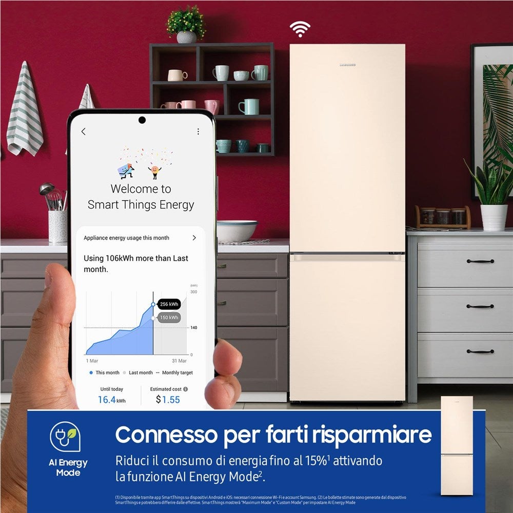 Samsung RB38C603DEL Pose libre 390 L D Sable - 4
