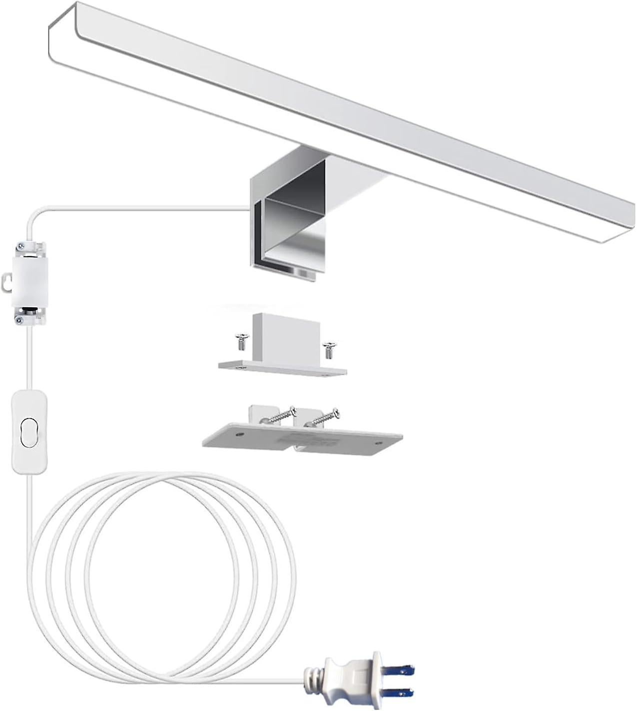Oprawy oświetleniowe LED AusLeu do toaletki, 11,8 cala, oprawy wtykowe, lampa łazienkowa nad lustro, nowoczesna lampka nocna ścienna