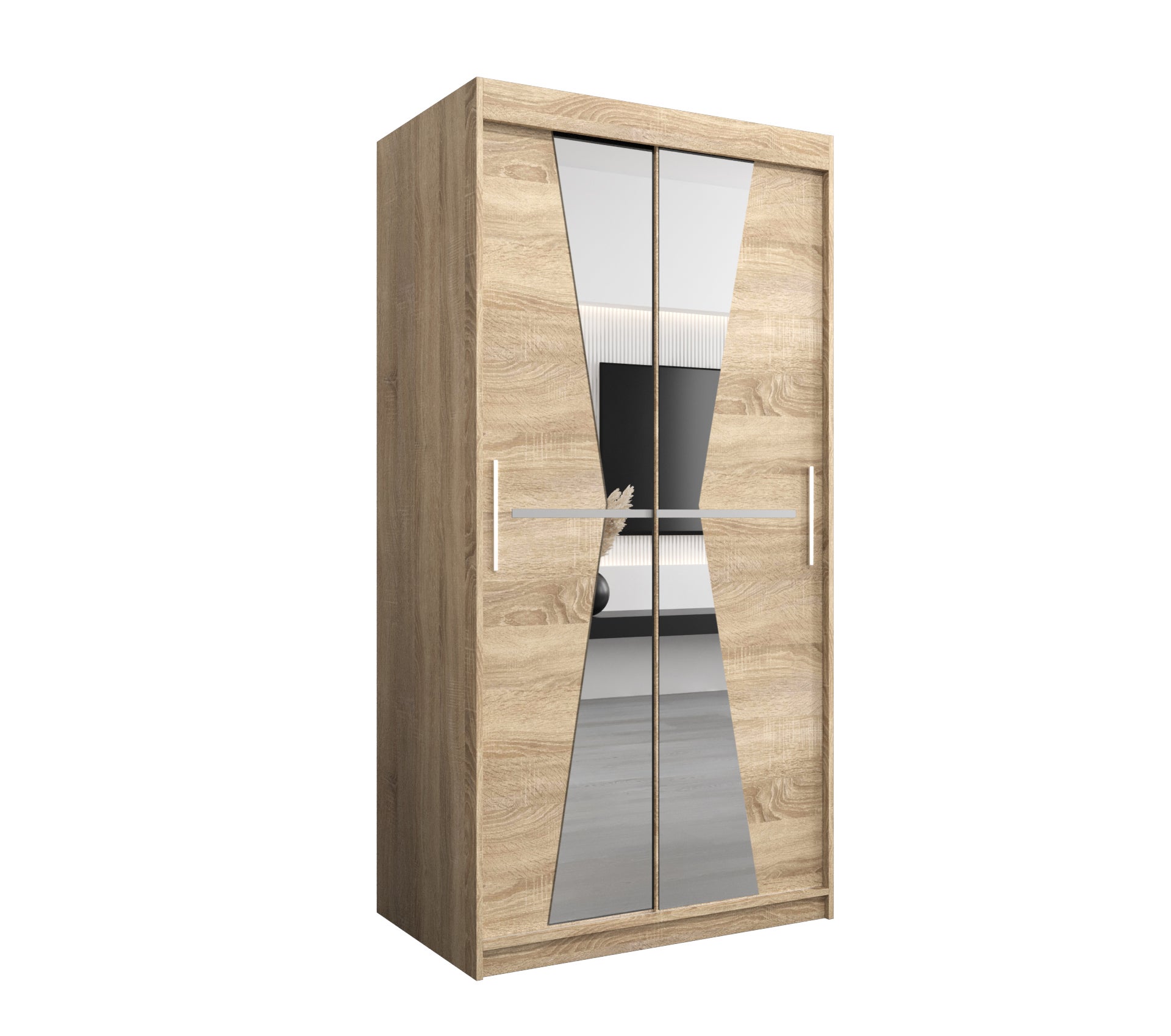 Szafa przesuwna garderoba MAROKO 100 x 62 x 200 cm Sonoma - Abiks Meble