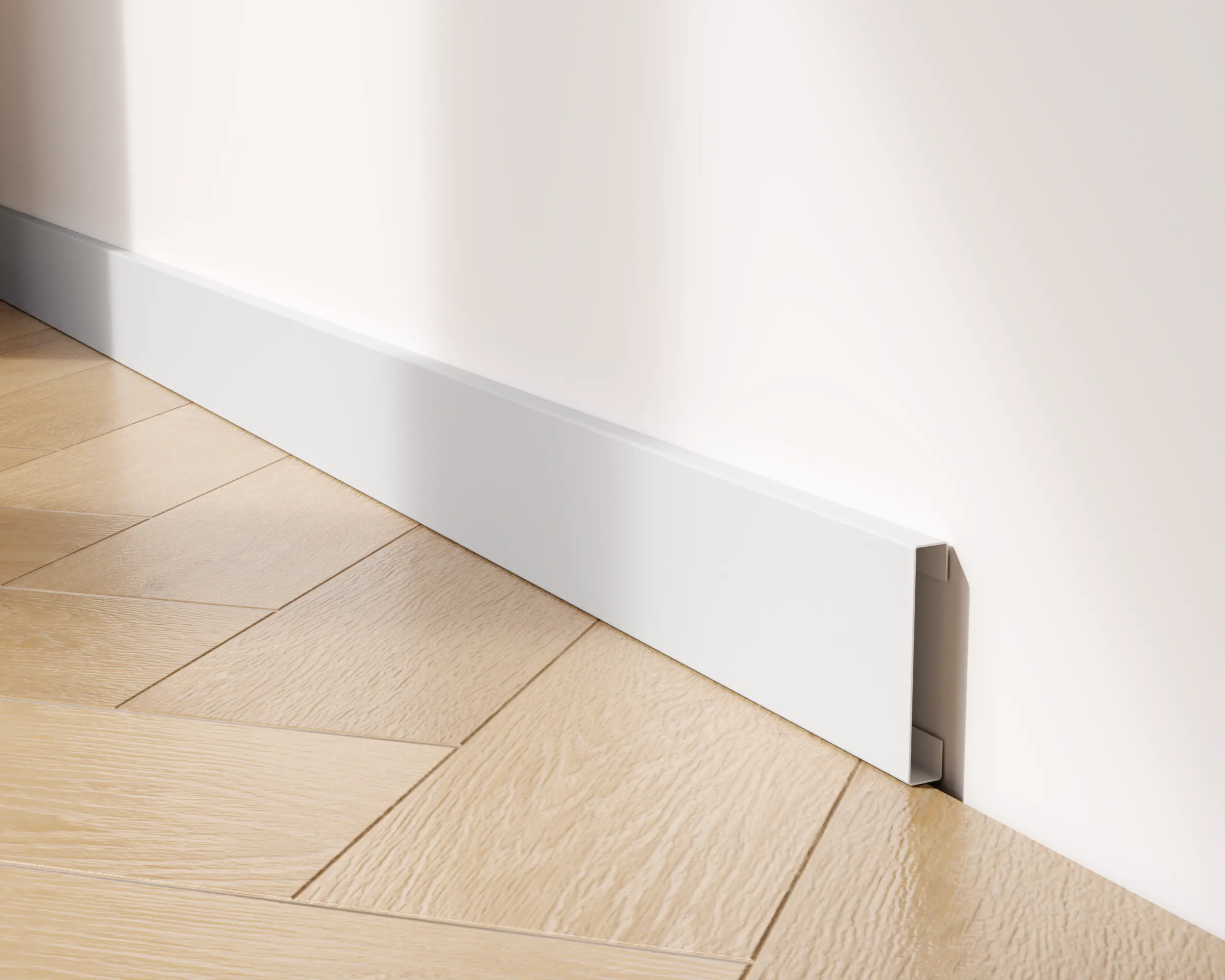 Plinthe FC en acier inoxydable Blanc mat 60 mm x 2700 mm Leroy Merlin — free download